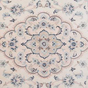 Tapis Nain Scherkat Royal Beige - Pure laine vierge - 170 cm x 240 cm