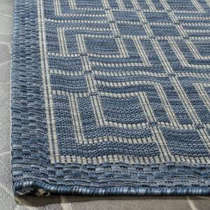 Tapis Nantucket Fibres synthétiques - Bleu / Gris - 200 x 300 cm