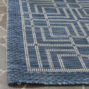 In & Outdoor Teppich Nantucket Kunstfaser - Blau / Grau - 243 x 304 cm