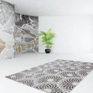Nano Teppich Nergis Köpük Grau - Maße: 160 x 230 cm
