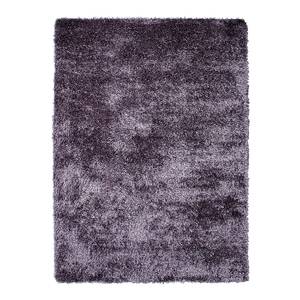 Tapis New Glamour Gris - Aubergine - 70 x 140 cm