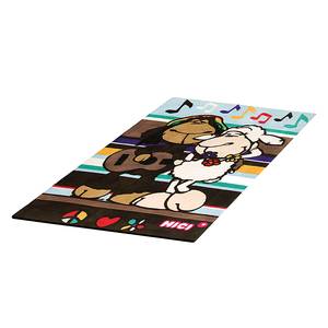 Tapis Jolly Bob et Lovely Marron / Bleu