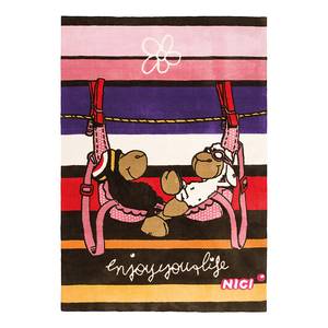 Tapis Jolly Bob et Lovely Marron / Rose