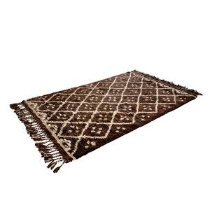 Tapis Nomadic Design Laine / Marron - 140 cm x 200 cm