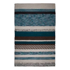 Teppich Norway Wolle - Blau - 200 x 300 cm