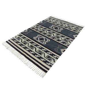 Tapis en laine Nyker Tissu mélangé - Noir