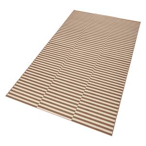 Tappeto Panel Fibra sintetica - Marrone / Color crema - 160 x 230 cm