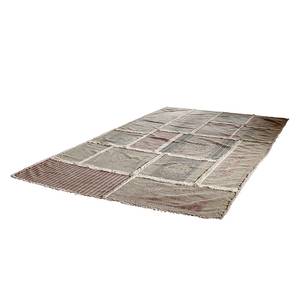 Teppich Patches Baumwolle - Beige - 140 x 200 cm