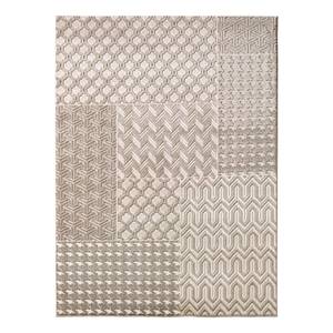 Teppich Patchwork Taupe - 80 x 150 cm