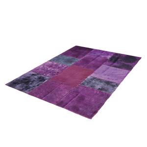 Teppich Patchwork Velvet Purple Violett