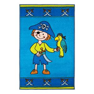 Kinderteppich Pirat Blau - Textil - 80 x 120 cm