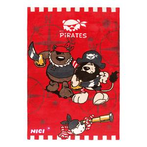 Tapijt Pirates -rood Rood - Textiel - 120 x 1.5 x 180 cm