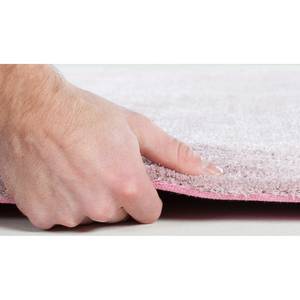 Teppich Powder Uni (handgetuftet) Kunstfaser - Lavendel - 140 x 200 cm