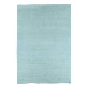 Teppich Powder Uni (handgetuftet) Kunstfaser - Babyblau - 190 x 290 cm