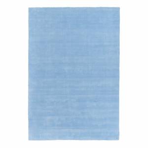Tapis Powder Uni (tufté à la main) Fibres synthétiques - Bleu ciel - 140 x 200 cm