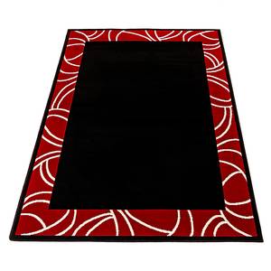 Tapijt Prime Pile zwart/rood - 120x170cm