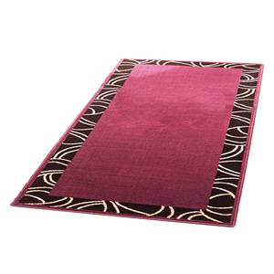 Tapis Prime Pile Bordüre Noir / Violet - 80 x 150 cm