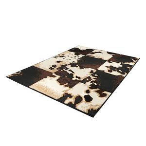 Tapis Prime Pile Noir / Marron - 80 x 300 cm