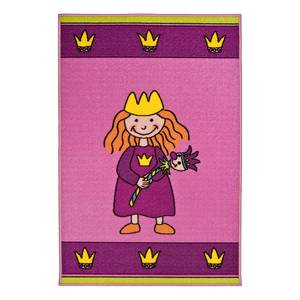 Kinderteppich Prinzessin Pink - Textil - 80 x 120 cm