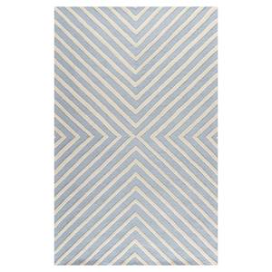 Tapis Prita Laine - Bleu clair / Blanc - 160 x 230 cm