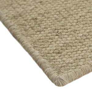 Teppich Rainbow Kelim handgewebt Baumwollstoff - Beige - 80 x 150 cm