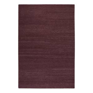 Laagpolig vloerkleed Rainbow Kelim handgeweven - katoen - Bordeauxrood - 160x230cm