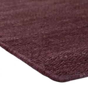 Teppich Rainbow Kelim handgewebt Baumwollstoff - Bordeaux - 80 x 150 cm