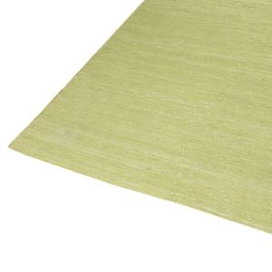 Teppich Rainbow Kelim handgewebt Baumwollstoff - Pistaziengrün - 130 x 190 cm
