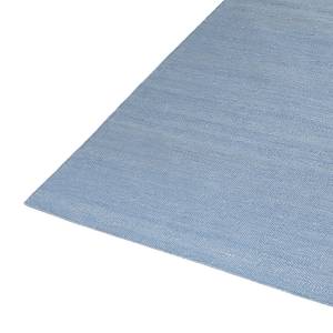 Teppich Rainbow Kelim handgewebt Baumwollstoff - Matt Hellblau - 160 x 230 cm