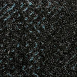 Tapis Relief Fibres synthétiques - Anthracite / Turquoise - 160 x 225 cm