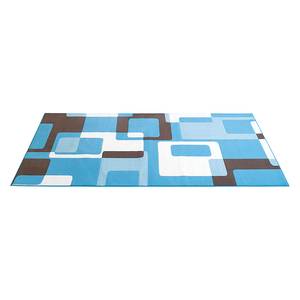 Teppich Retro Hellblau - 80 x 150 cm