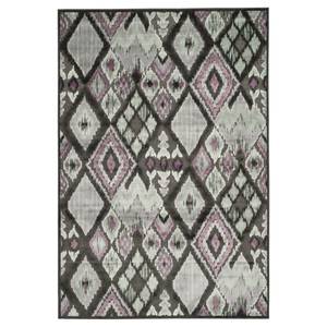 Tapis Salma Gris - Mauve - Textile - 243 x 340 cm