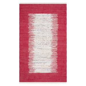 Tapis Saltillo Rouge / Blanc - 160 x 230 cm