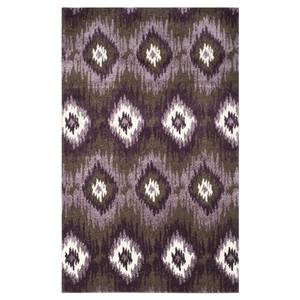 Tapis Sandra Marron foncé / Multicolore - 122 x 183 cm - 120 x 180 cm