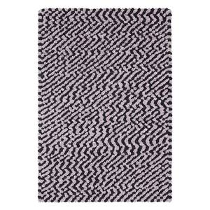 Tapis Sethos Fibre synthétique - Anthracite / Gris clair - 160 x 230 cm