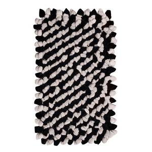 Tapis Sethos Fibre synthétique - Noir / Blanc - 160 x 230 cm