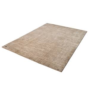 Tapis Shine Uni (tissé à la main) Fibres synthétiques - Latte macchiatto - 160 x 230 cm