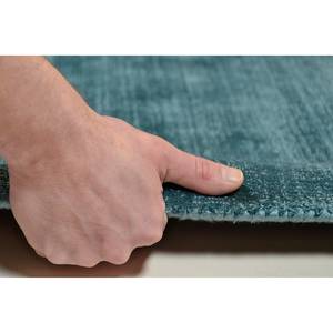 Tapis Shine Uni (tissé à la main) Fibres synthétiques - Ardoise - 190 x 290 cm