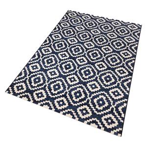 Tapis Skandi II Fibres synthétiques - Bleu - 133 x 195 cm