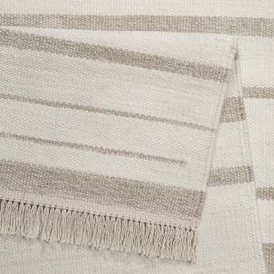 Teppich Skid Marks (handgewebt) Mischgewebe - Creme / Beige - 130 x 190 cm