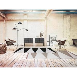 Teppich Smart Triangle (handgewebt) Mischgewebe - Creme / Beige - 160 x 230 cm