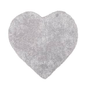Teppich Soft Heart Grau - Maße: 100 x 100 cm