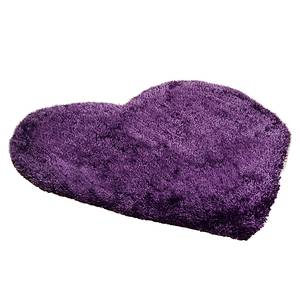 Tappeto Soft Heart Viola - Misure: 100 x 100 cm