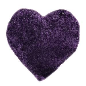 Tappeto Soft Heart Viola - Misure: 100 x 100 cm