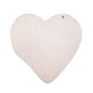 Teppich Soft Heart Weiß - Maße: 100 x 100 cm