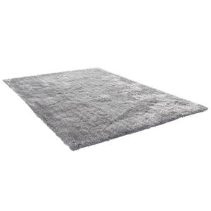 Teppich Soft Square Grau - Maße: 65 x 135 cm