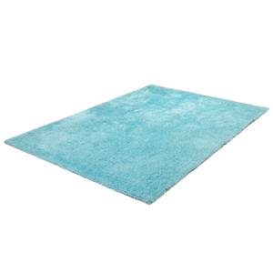 Tapijt Soft Square II zeeblauw blauw afmetingen: 85x155cm