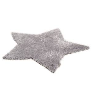Teppich Soft Star Grau - Maße: 100 x 100 cm