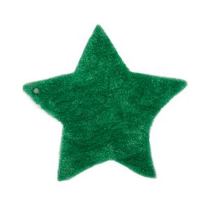 Teppich Soft Star Grün - Maße: 100 x 100 cm