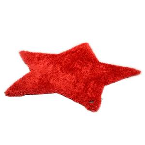 Tapis Soft Star Rouge - 100 x 100 cm